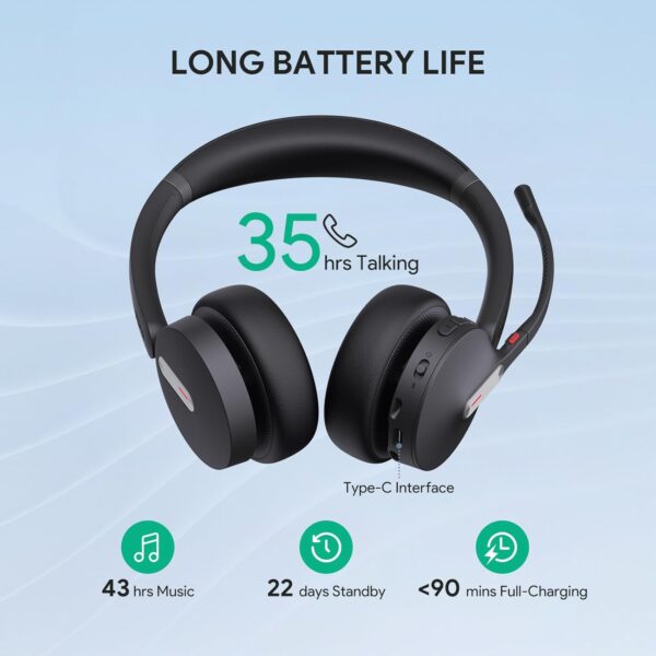 Yealink BH70 Dual Bluetooth Headset - Image 3